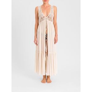 Twinset U&B Women Beach Dress In Viscose And Macrame Twinset U&B